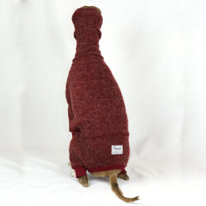 Italian Greyhound Clothing - Hari Full Suit in Wine