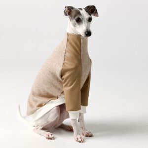 Italian Greyhound Clothing - Faux Leather Half Suit