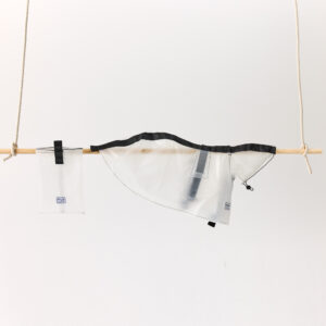 Rivoli Raincoat Hoodie - Frosted/Black Trim